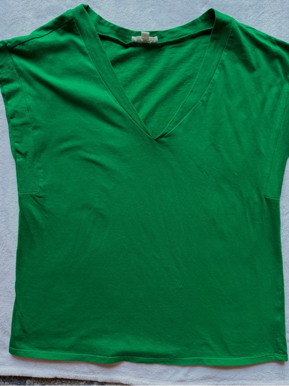 Sugarlips Emerald Green V-Neck Short Sleeve Tee